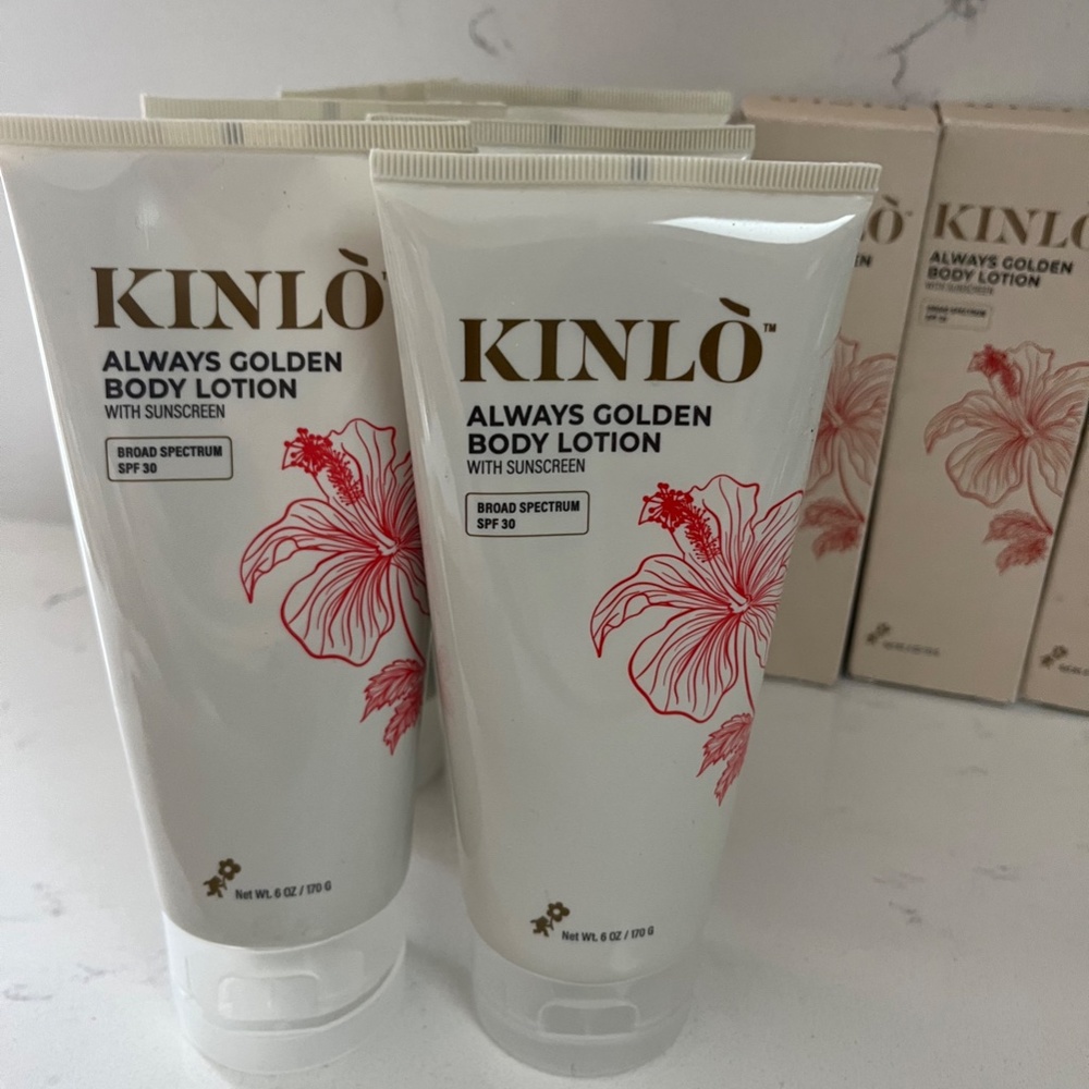 New Kinlo Always Golden Body Lotion  with sunscreen spf30 NEW 6oz